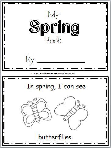 Spring Booklet Printable